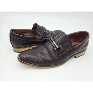 GINO VITALE MENS DIAMOND CUT LOAFERS SIZE 11